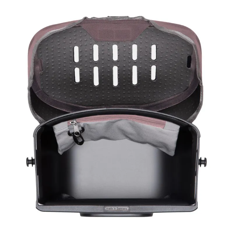 Ortlieb Ultimate Six Urban 5L Handlebar Bag in Ash Rose Pink-4